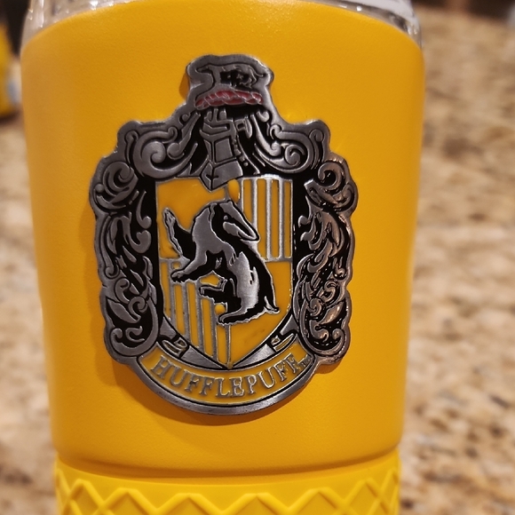 Yellow Hufflepuff Travel Tumbler - Picture 2 of 7